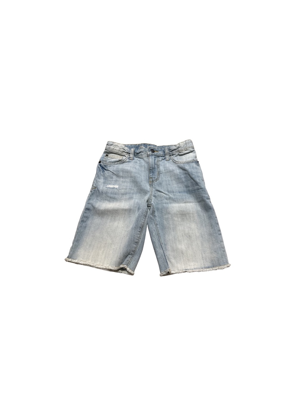 Cat & Jack Light Wash Distressed Denim Shorts Size 12
